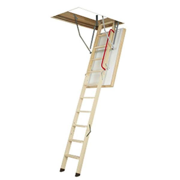 Fakro 22/47 Wooden Insulated Attic Ladder Maximum Capacity: 350 Lbs 66891